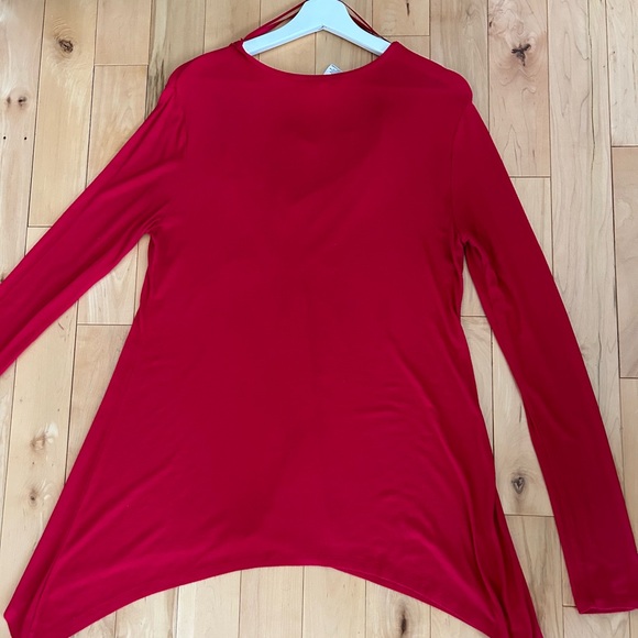 BCBG Red Blouse Size M - Picture 2 of 3